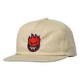 Spitfire - Big Head Fill Adjustable Snapback (Natural/Red)